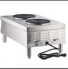 Avantco Dual Solid French-style Burner Countertop Electric Range - 208 240v