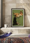 Vintage Dirty Martini Wall Art     Retro Feminist Poster  Bold Cocktail Decor