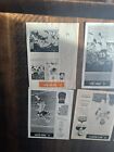 Huge Lot Of Vintage Baltimore Colts Player Profile Rare Panels  1960s 1970s Must