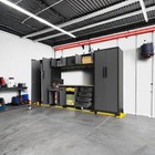 Tce Storage System  9-pcs Workshop Set  Included Steel Drawers Rolling Chest