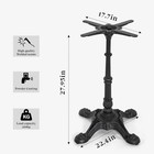 Bokkolik 28inch Height Industrial Table Base-vintage Restaurant Table Base-fr   