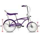 Purple 20  Lowrider Bike Retro Classic Schwinn Krate Style Stingray Bicycle New