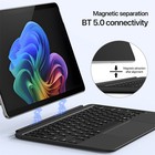 Bluetooth Keyboard For Microsoft Surface Pro 12  2025 Device Backlit W  Trackpad