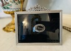 Elias Fine Pewter Silver Wreath Garland Picture Frame 5x7 Photo