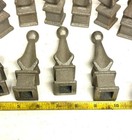 Ornamental Railings Finials 10 Pk 5 8  Square Fence Gate Toppers Cast Iron 4  H
