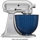 Kitchenaid 5-quart Blue Mermaid Textured Lace Ceramic Bowl   Fits 4 5-quart   5
