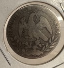 1854 44 Mexico 2 Reales Rare Overdate Gc Assayer Guadalupe Y Calvo Silver Error