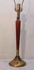 Vintage Mid Century Danish Modern Tapered Table Lamp Retro 1960 s