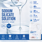Sodium Silicate Solution  water Glass  - 1 Gal Pail  Industrial Grade  High Puri