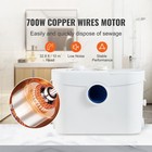 Macerator Disposal Pump Basement Macerator Pump 700w With 3 Water Inlets