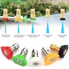 5pcs 1 4  Pressure Washer Spray Tips Nozzles High Power Quick Connect Set 