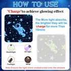 Glow In The Dark Stars 530 Pcs Ceiling   Wall Decals Moon Planet Galaxy