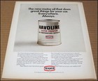 1971 Texaco Havoline Motor Oil Print Ad Advertisement Super Premium Vintage