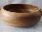 Pair Vintage Oregon Turned Myrtlewood Bowls Hand Made W Label And Awesome Grains