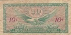 United States America Usa Military Mpc  1958  10 Cents  Series 641 P-m58 Pm58