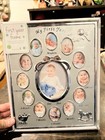 Babys First Year Picture Frame 0-12 Month Baby One Size Silver Frame