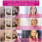 Hollywood Vanity Mirror With Lights  17  L X 13  W Led Lighted Makeup Mirror    