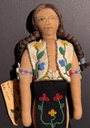 Exceptional Chippewa Beaded Doll     haskell Institute    Tag  Drawn Face  Excellent