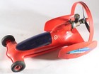 Vintage 1970   s Cox Shrike Gas Powered Tether Race Car Thimble-drome Red