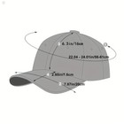 2 Pack Plain Baseball Cap Solid Color Hat Blank Curved Bill Visor Men Women Golf
