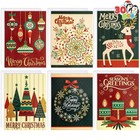 30 Pcs Boxed Christmas Cards Assortment Elegant Icons With Envelopes  Diverse Fe