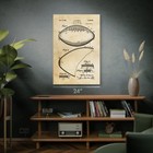 Football Patent Wall Art  Football Gifts  Gifts For Men  Football Decor