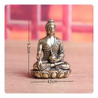 Brass Medicine Buddha Statue Detailed Artwork For Bookshelf  Buddhists