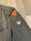 1953 M-1950 Ike Field Wool Jacket 38r Korean War Us Army Aaa Patch Officer