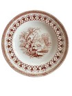 Rare Antique Staffordshire Child   s Tureen   Plates  Fisher   s Pattern  C1850