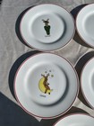 Set Of 8 Rainbow Mountain Santa s Reindeer Salad Plates