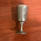 Vintage Mullingar Pewter Shotglass  Goblet Celtic Knot Ireland 4 