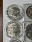 Lot Of 8 Morgan Silver Dollars High Grade Set Of Coins Dated 1878-1904