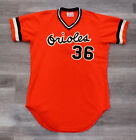 Mid 1970s Game Worn Baltimore Orioles Minor League Affiliate Jersey Rare Vintage