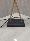 Vintage Style Table Lamp  Black   Gold Dual Light Adjustable Shades