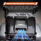 Replacement Hood Vented Heat Dispersion For 2007-2017 Jeep Wrangler Hood Upgrade