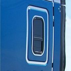 Freightliner Cascadia Sleeper Exit Window Trim Pair Set Stainless Steel