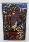  resurrection Victorious  Glassmasters Stained Glass Suncatcher  Very Good Cond 