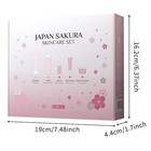 Skincare Gift Set Sakura Skin Care Travel Kit With Cleanser  Toner  Serum  Eye C