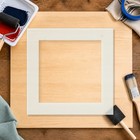 Square Reusable Mylar Stencil  10 Mil Plastic Paint Stencil For Crafts And Decor