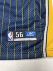 Reebok Authentic Jalen Rose  5 Indiana Pacers Blue Jersey Men Sz 56 Euc Rare Nba