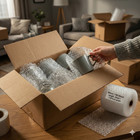 3 16  Sh Small Bubble Cushioning Wrap Padding Roll 196 8ft X 7 9  Wide Perf 12 