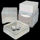 Ultra Pro  Glitter Satin Tower Deck Box  clear 