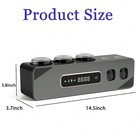 Automatic Toothpaste Dispenser Rechargeable Toothbrush Holder Wall Mount 3 Cups