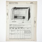 1946 Teletone Radio Model 117a Wire Schematic Service Manual Vintage Original