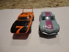 Vintage Aurora Afx Both Magnatraction  Pair Camaro And Charger