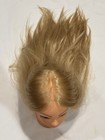 Cosmetology Practice Mannequin Head Blonde Synthetic Hair Salon Training Head