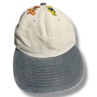 Vintage 90 s Grateful Dead Dancing Bears Embroidered Hat Baseball Cap Two Tone