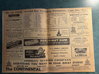1937 Nov 14th Boston Bruins New York Rangers Program Home Opener Boston Garden