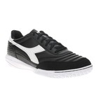 Diadora Calcetto Gr Lt Indoor Soccer Mens Black  White Sneakers Athletic Shoes 1