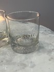Set Of 3 Canadian Club Classic Whiskey Rocks Glasses Lowball Sunburst Base